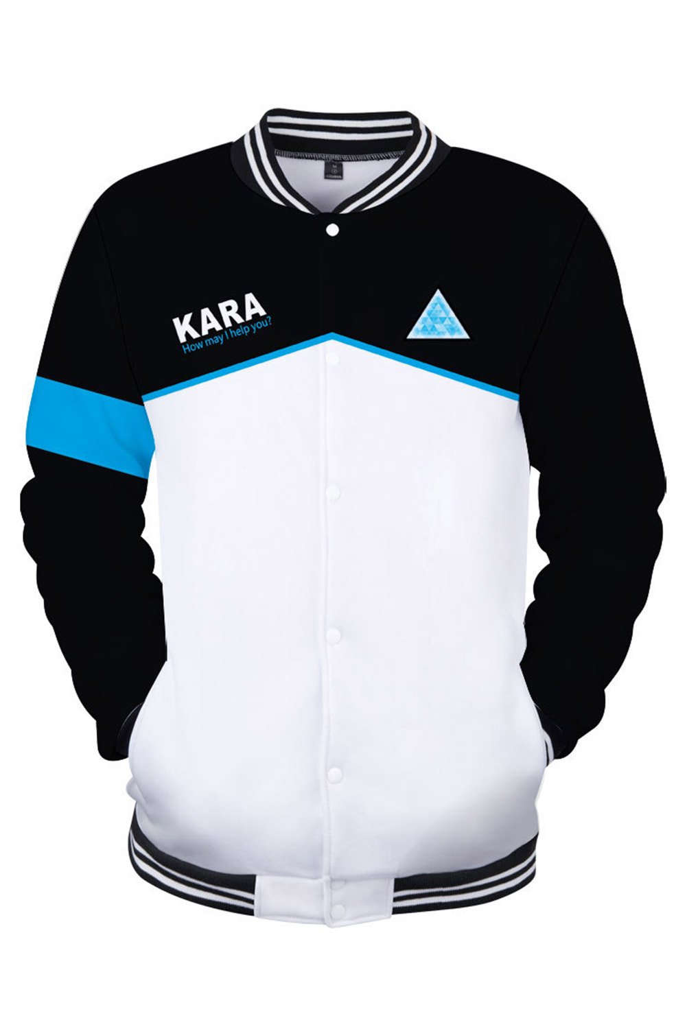 Detroit: Become Human Hoodie Connor RK800 Kara AX400 Baseball Sweatshirt