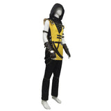 Game Mortal Kombat 11 Scorpion Hanzo Hasashi Cosplay Costume Male