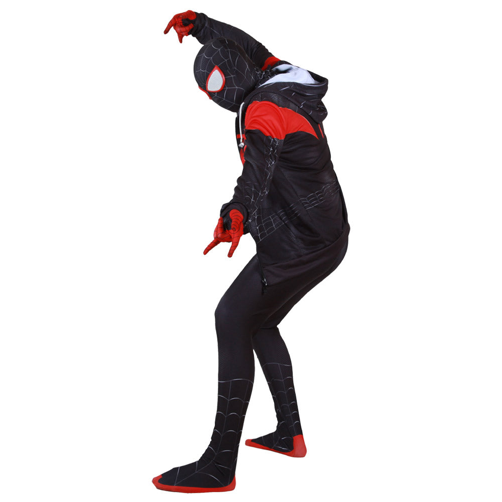 Spider-Man: Into the Spider-Verse Halloween Cosplay Costume Hoodie Jacket For Kids