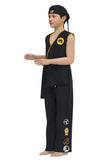 Karate Kid Cobra Kai Halloween Carnival Suit Cosplay Costume Kids Top Pants Outfits