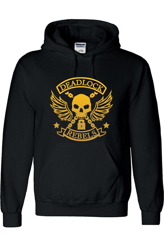 Overwatch Hoodie Ashe Black Deadlock Rebels Pullover Sweatshirt