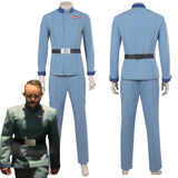 The Mando Season 3 Dr. Pershing Cosplay Costume Halloween Carnival Party Disguise Suit