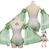Genshin Impact Naxida Swimsuit Cosplay Costume Halloween Carnival Party Disguise Suit
