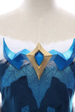 League of Legends Soraka Snowdown Skin Outfit Cosplay Costume Female