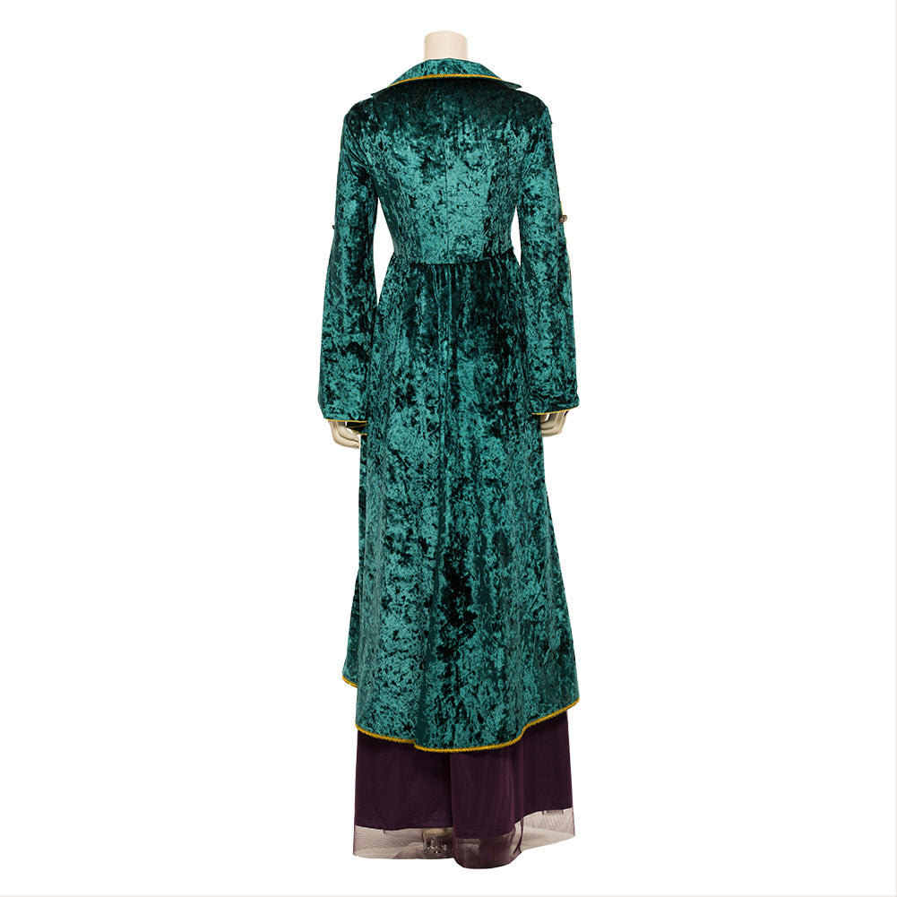 Hocus Pocus Winifred Sanderson Cosplay Costume Outfit Dress Suit Uniform