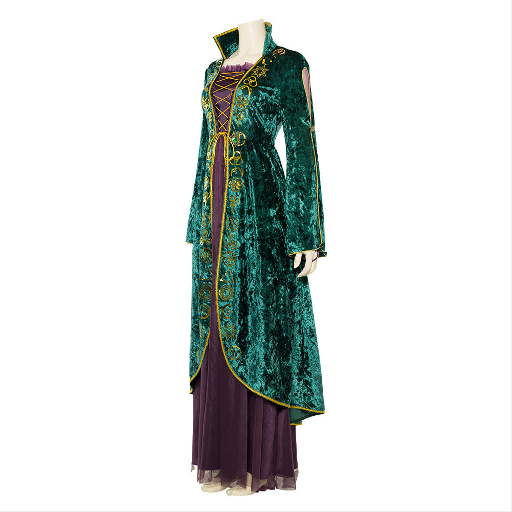 Hocus Pocus Winifred Sanderson Cosplay Costume Outfit Dress Suit Unifo ...