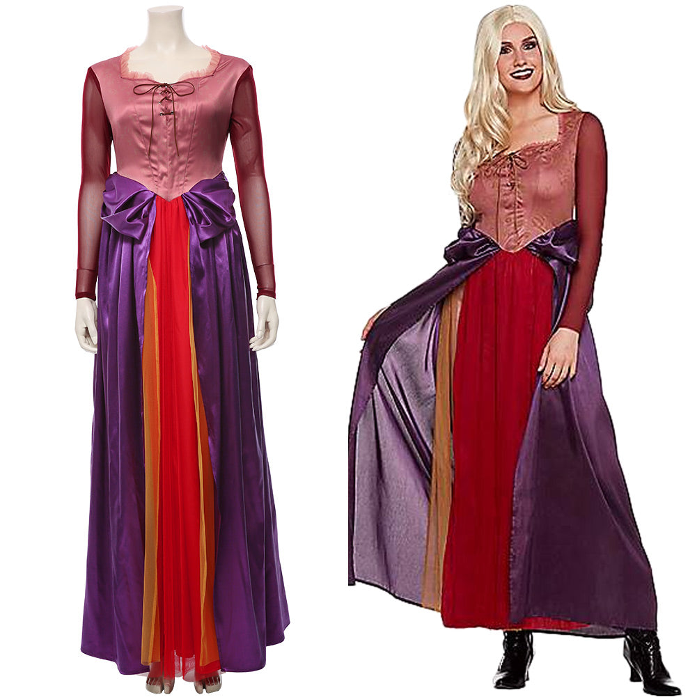 Hocus Pocus Adult Sarah Sanderson Costume Uniform Cosplay Costume – TrendsinCosplay