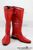Power Ranger Cosplay Shoes Boots Custom Made Red