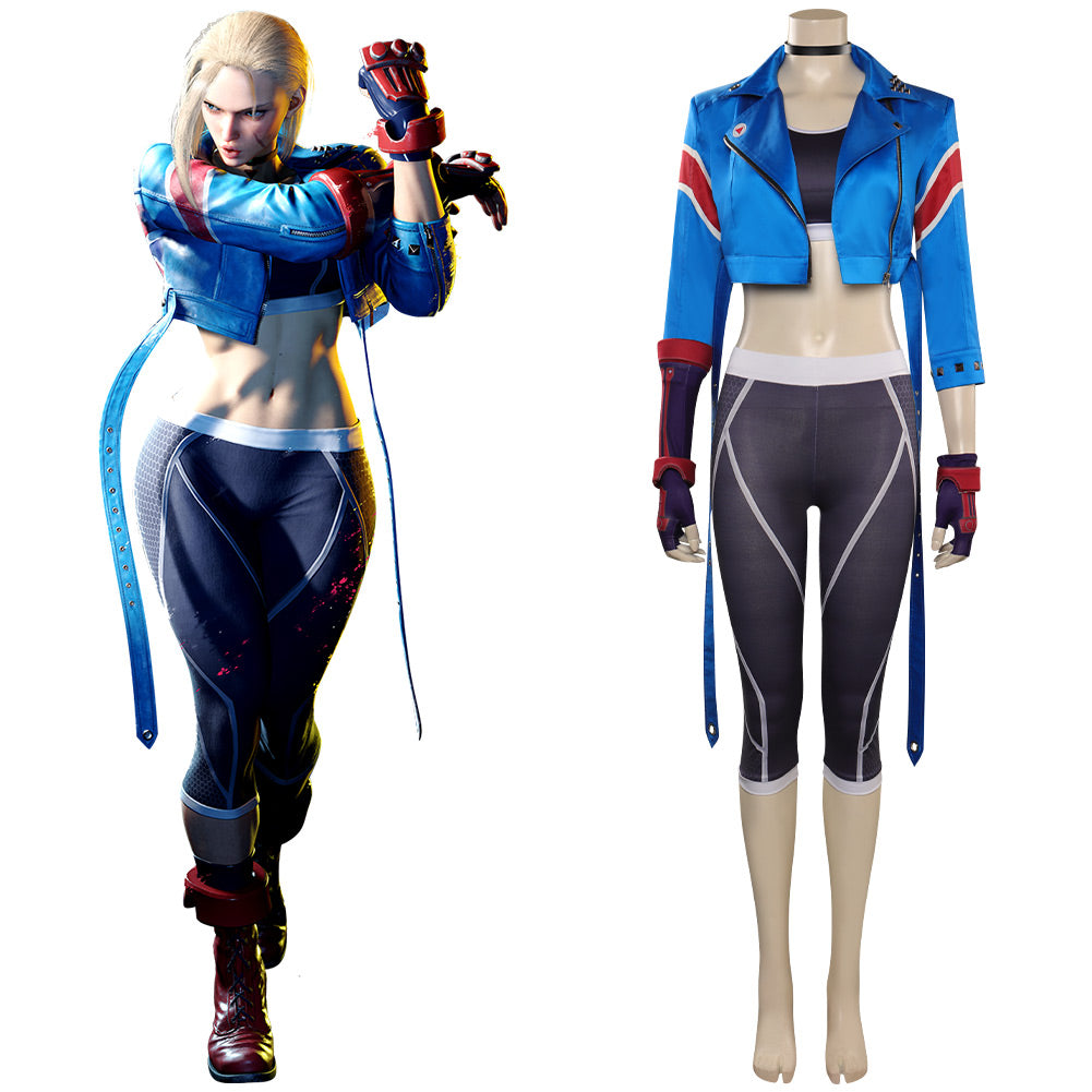 Street Fighter 6 Cammy Outfits Halloween Carnival Party Suit Cosplay C –  TrendsinCosplay