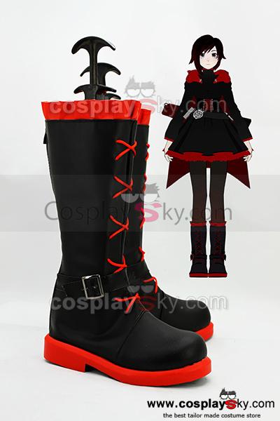 RWBY Red Trailer Ruby Cosplay Boots Shoes