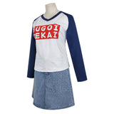 Anime Uzaki-chan Wants to Hang Out! Uzaki Hana Halloween Uniform Cosplay Costume Uzaki-chan wa Asobitai! SUGOI DEKAI Top+Skirt