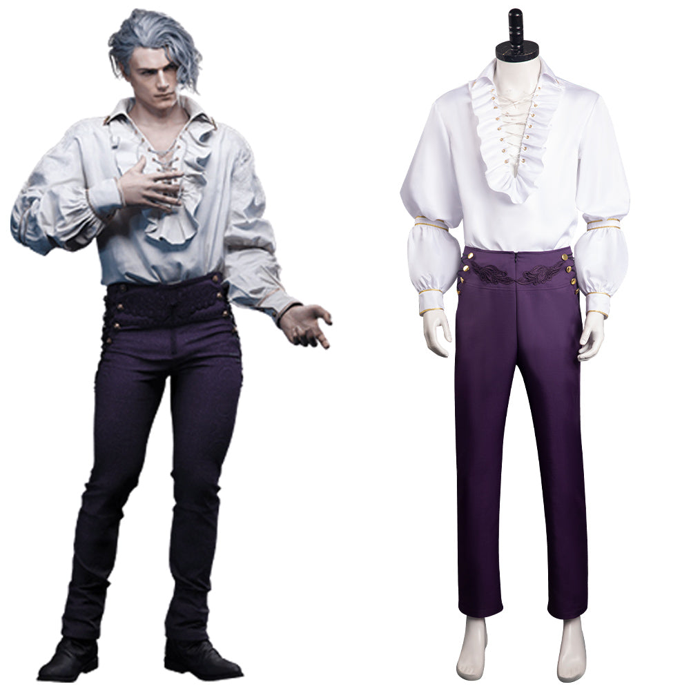 Resident Evil 4 Remake Jack Krauser Cosplay Outfits Halloween Party Suit