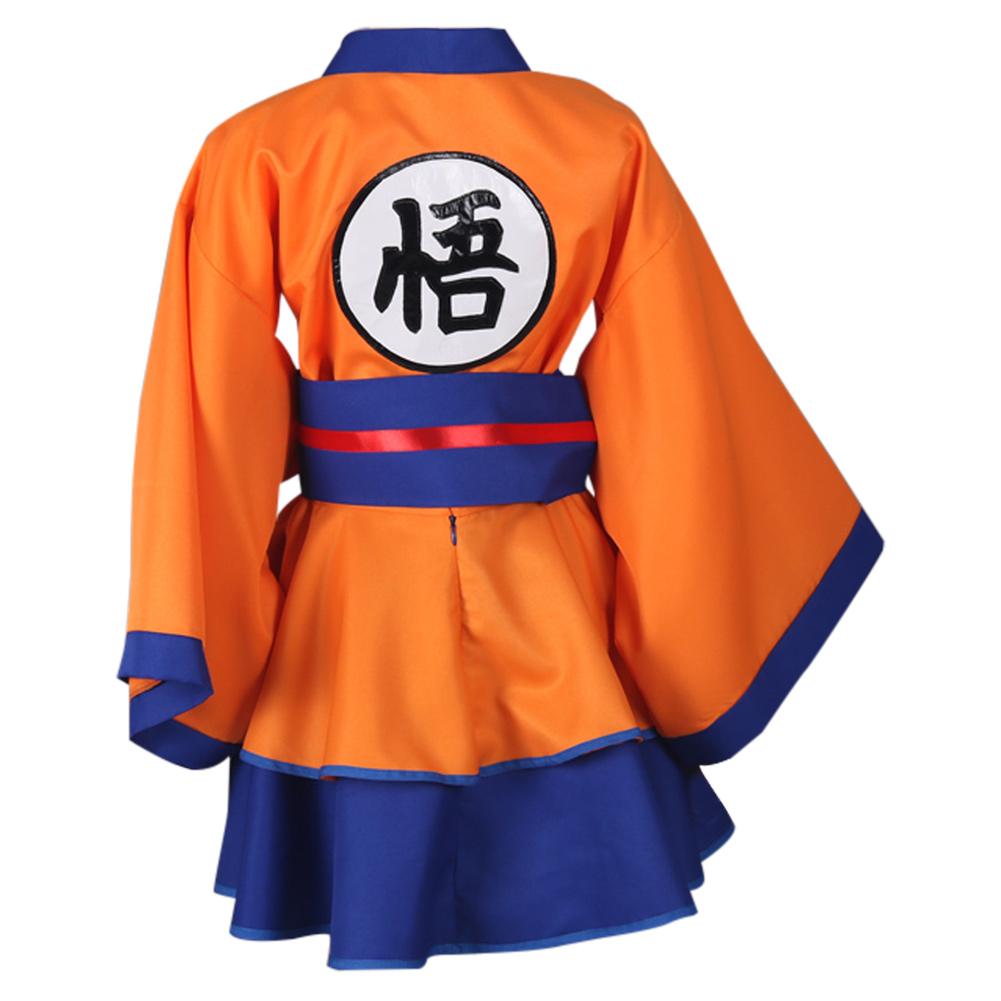 Dragon Ball Z Goku Genderbend Lolita Dress Cosplay Costume