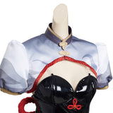 Genshin Impact Shen He Halloween Carnival Suit Cosplay Costume Bunny Girls Jumpsuit