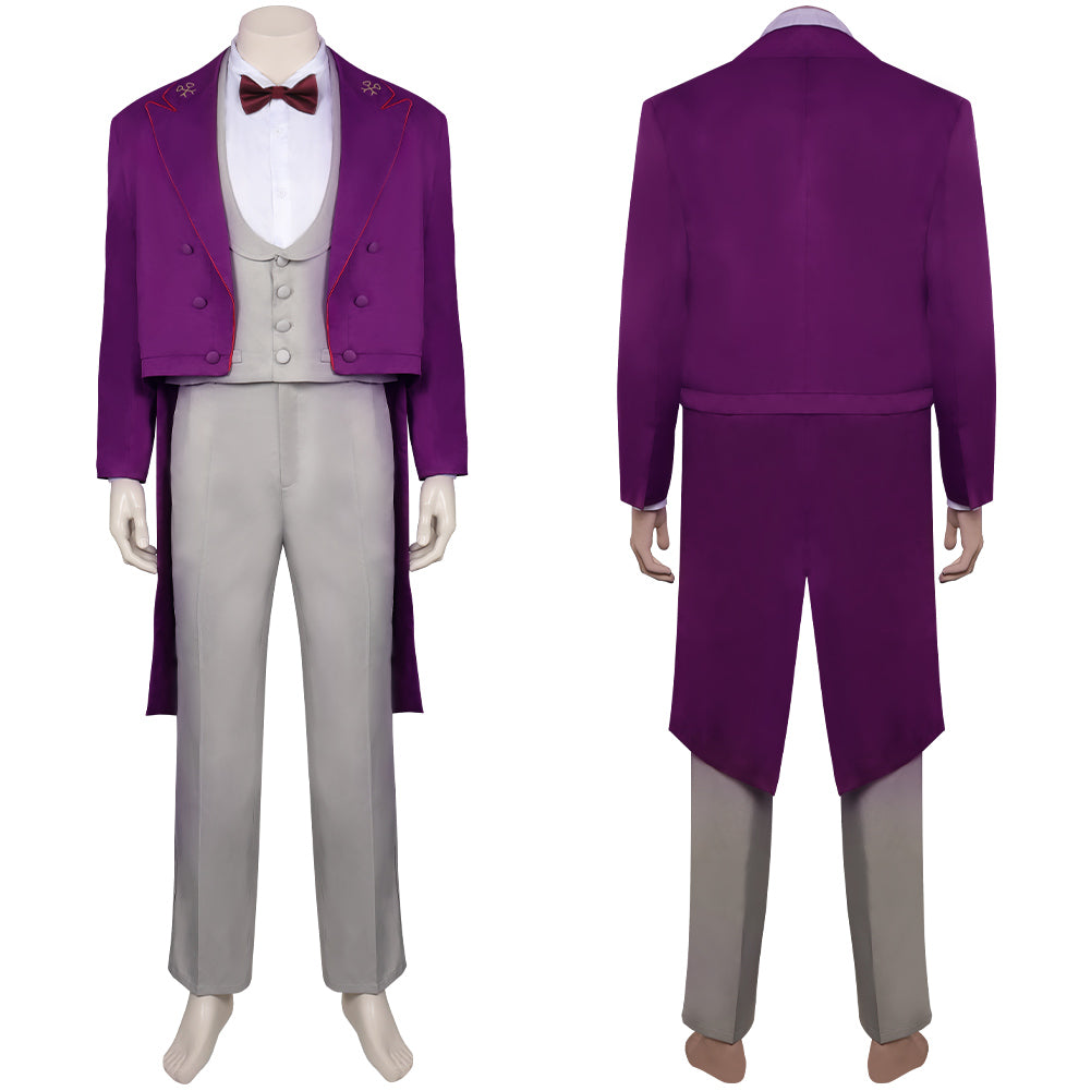 Movie The Grand Budapest Hotel  M. Gustave Outfits Halloween Carnival Cosplay Costume