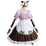 Demon Slayer Kamado Nezuko Halloween Carnival Suit Cosplay Costume Cat Ear Maid Lolita Dress Kimono Outfits Re-creation Design