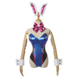 Game Over Watch OW DVA Sexy Hana Song Bunny Girl Cosplay Romper Cosplay Costume Women Leather Jumpsuit