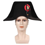 2023 Movie Napoleon France Captain Cosplay Hat Cap Halloween Carnival Costume Accessories Gifts