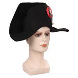 2023 Movie Napoleon France Captain Cosplay Hat Cap Halloween Carnival Costume Accessories Gifts