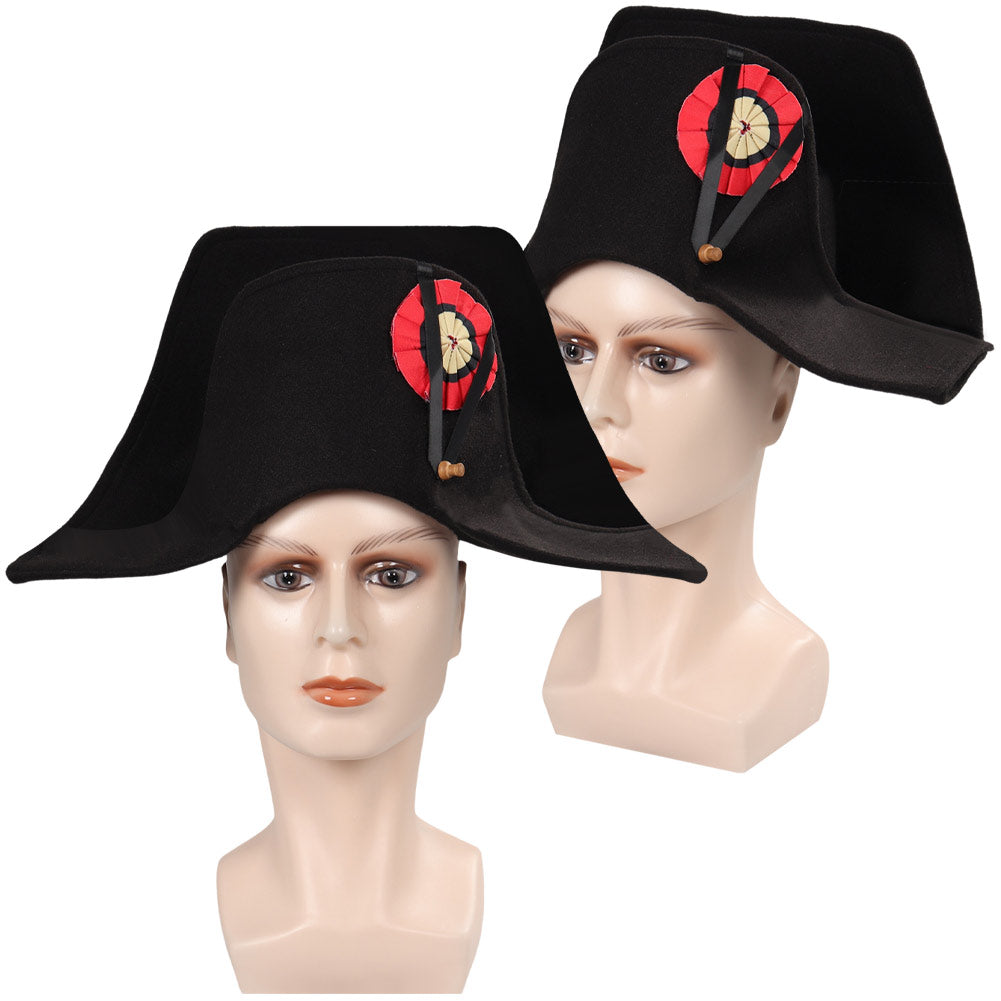 2023 Movie Napoleon France Captain Cosplay Hat Cap Halloween Carnival –  TrendsinCosplay