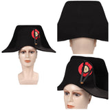 2023 Movie Napoleon France Captain Cosplay Hat Cap Halloween Carnival Costume Accessories Gifts