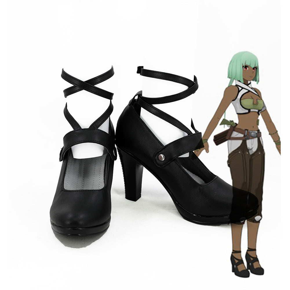 RWBY Emerald Sustrai Halloween Costumes Accessory Cosplay Shoes Boots