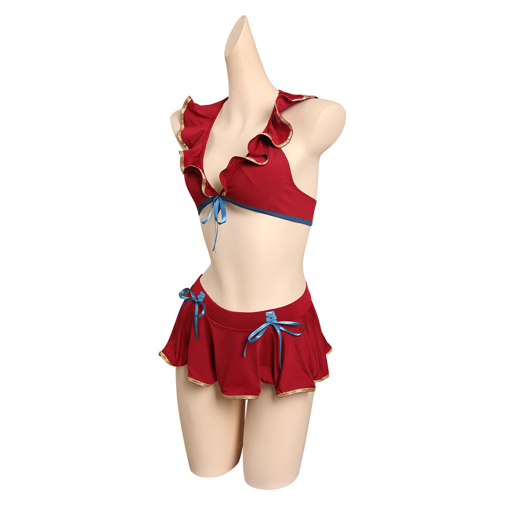 Fire Emblem Micaiah  Bikini Top Skirt Swimsuit Outfits Halloween Carnival Suit Cosplay Costume