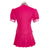 2023 Barbie Movie Sophia Pink Uniform Outfits Halloween Carnival Cosplay Costume