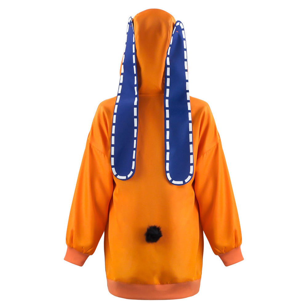 Kids Children Kakegurui Compulsive Gambler Yomoduki Runa Zipper Hooded Long Jacket Coat Cosplay Costume Hoodie