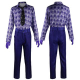 The Dark Knight Joker Cosplay Costume Outfits Halloween Carnival Suit
