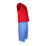 One Piece Luffy Outfits Halloween Carnival Suit Cosplay Costume