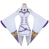 Re:ZERO -Starting Life in Another World Emilia Cosplay Costume Outfits Halloween Carnival Party Suit