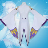 Re:ZERO -Starting Life in Another World Emilia Cosplay Costume Outfits Halloween Carnival Party Suit