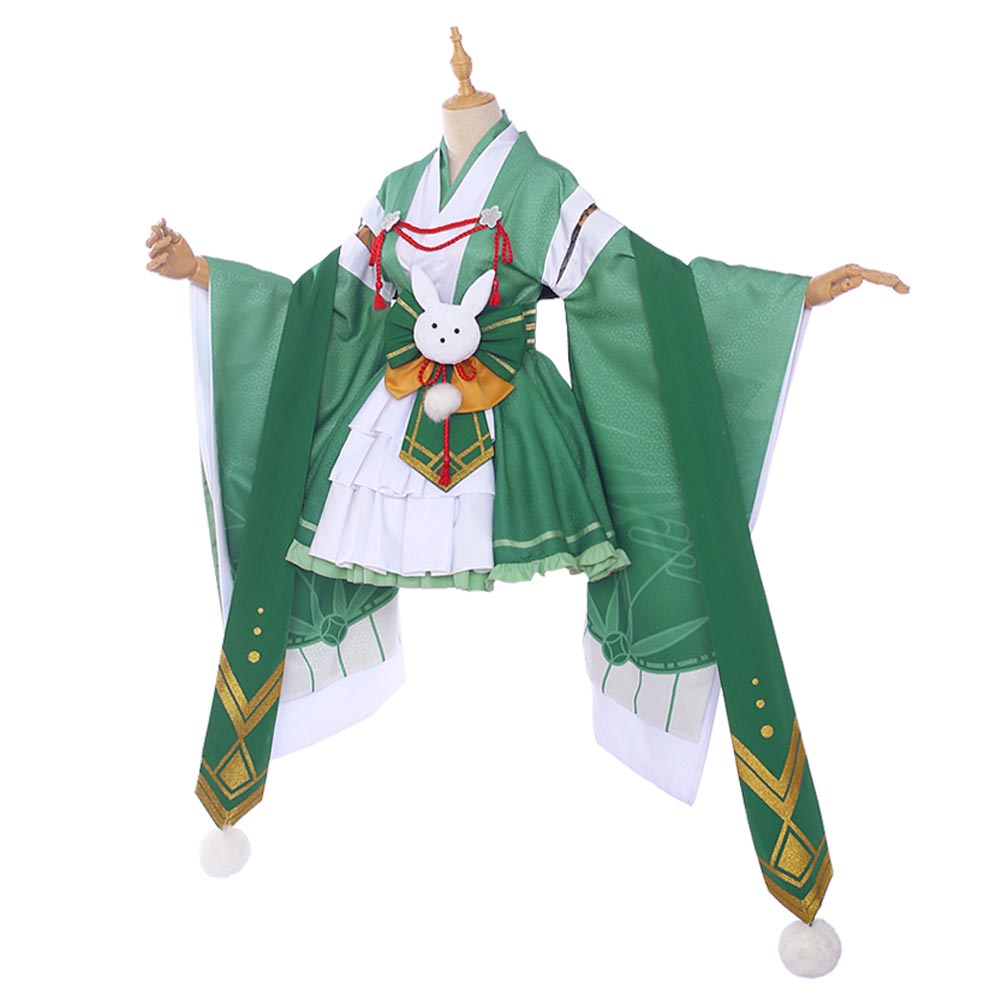 My Boku No Hero Academia Midoriya Izuku Halloween Carnival Cosplay Costume Kimono Princess Dress Full Set