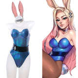 League of Legends LOL Fox Ahri The Nine-Tailed Fox Halloween Carnival Suit Cosplay Costume Bunny Girl Jumpsuit Outfits