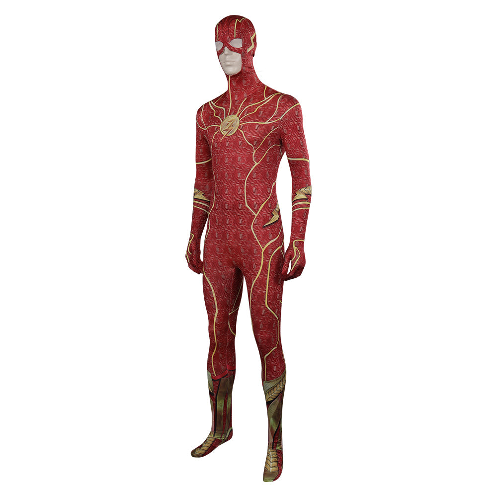 The Flash Barry Allen Halloween Carnival Party Suit Cosplay Costume