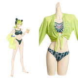 JoJo‘s Bizarre Adventure Jolyne Cujoh Cosplay Costume Swimsuit Halloween Carnival Suit