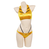 Cowboy Bebop Faye Valentine Swimsuit Cosplay Costume Bikini Top Shorts Outfits Halloween Carnival Suit