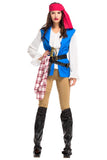 Girls womens females ladies pirate costume Halloween Cosplay