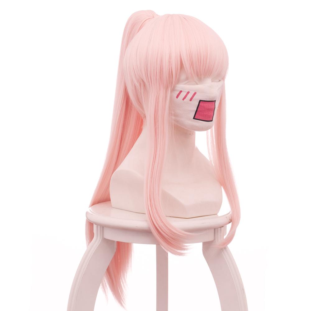 DARLING in the FRANXX Zero Two ponytail Cosplay Wig Pink