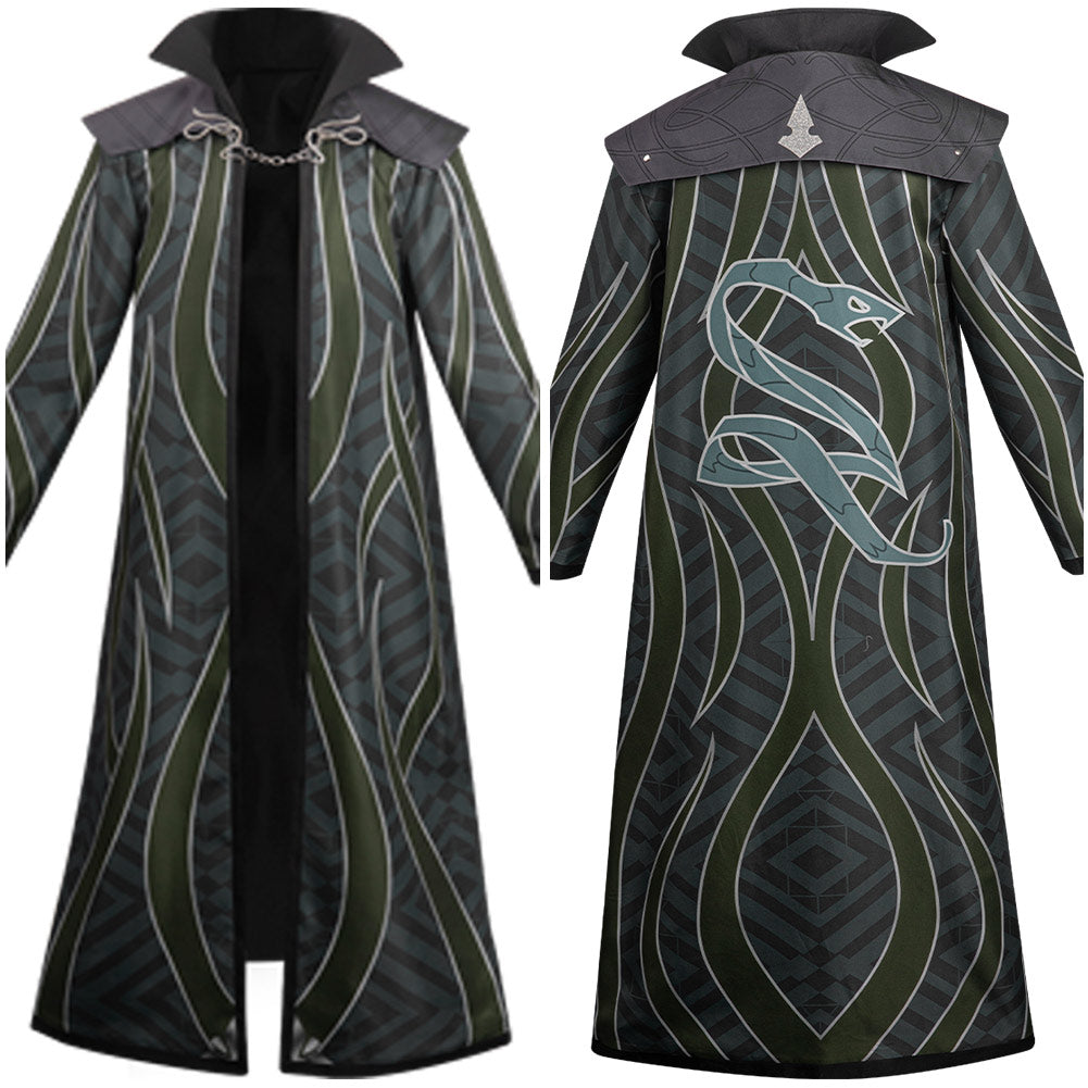 Hogwarts Legacy Slytherin Robe Cosplay Costume Outfits Halloween Carni