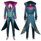 LoL Vladimir The Crimson Reaper Halloween Carnival Suit Cosplay Costume Outfits