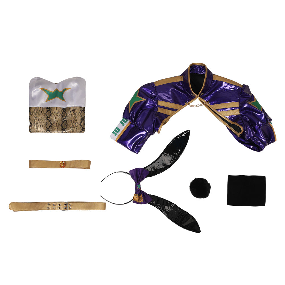 JoJo's Bizarre Adventure Jotaro Kujo Cosplay Costume Outfits Bunny