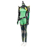 Valorant Viper Cosplay Halloween Carnival Outfit Costume Women Jumpsuit Romper Suit