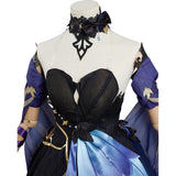 Genshin Impact Keqing Halloween Carnival Suit Cosplay Costume Outfits