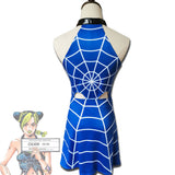 JoJo‘s Bizarre Adventure Jolyne Cujoh Halloween Carnival Suit Cosplay Costume Dress