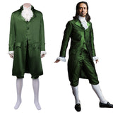 Musical-Hamilton Green Halloween Carnival Suit Cosplay Costume Replica Colonial Victorian Edwardian Outffits