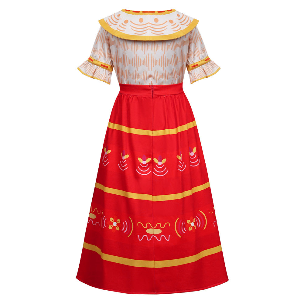 Encanto Dolores Madrigal Halloween Carnival Suit Cosplay Costume Dress Outfits