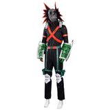 My Hero Academia S5 Bakugou Katsuki Halloween Carnival Suit Cosplay Costume Battle Outfits