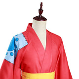 One Piece Wano Country Monkey D. Luffy Halloween Carnival Suit Cosplay Costume Kimono Outfits